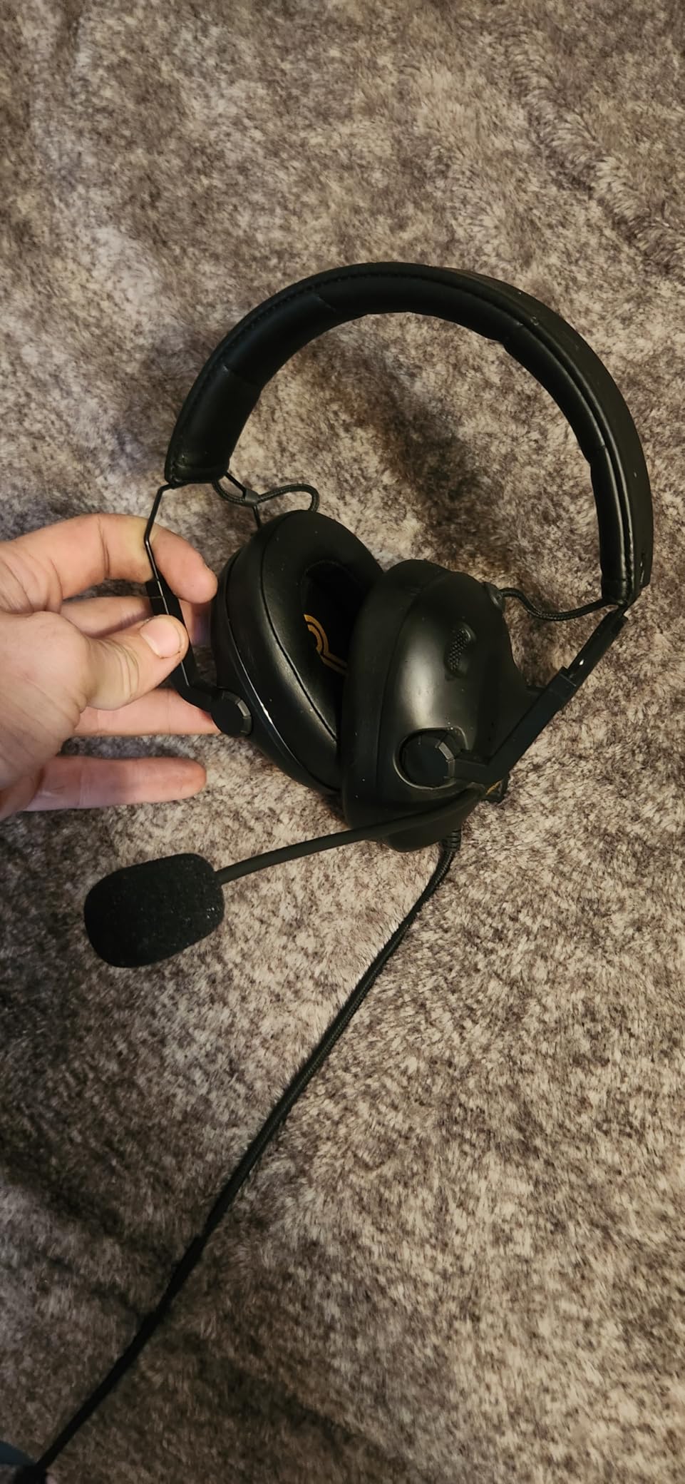 SENZER SG500 Gaming Headset with Noise Cancelling Microphone Black customer photo 2