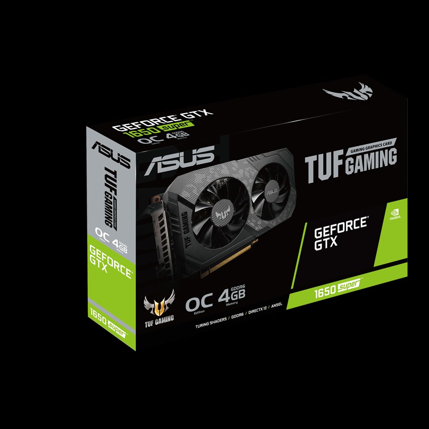 ASUS TUF Gaming NVIDIA GeForce GTX 1650 OC Edition Graphics Card (PCIe 3.0, 4GB GDDR6 Memory, HDMI, DisplayPort, DVI-D, 1x 6-pin Power Connector, IP5X Dust Resistance, Space-Grade Lubricant) customer photo 2