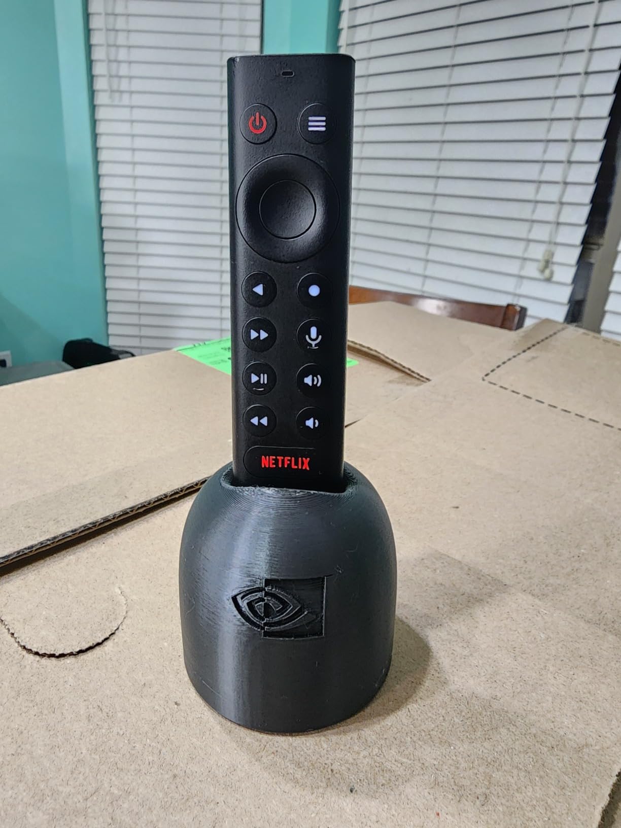 NVIDIA Shield Remote; Voice Search, Motion-Activated, Backlit Buttons, Customizable Menu Buttons, and IR Blaster to Control Your TV (930-13700-2500-100) customer photo 2