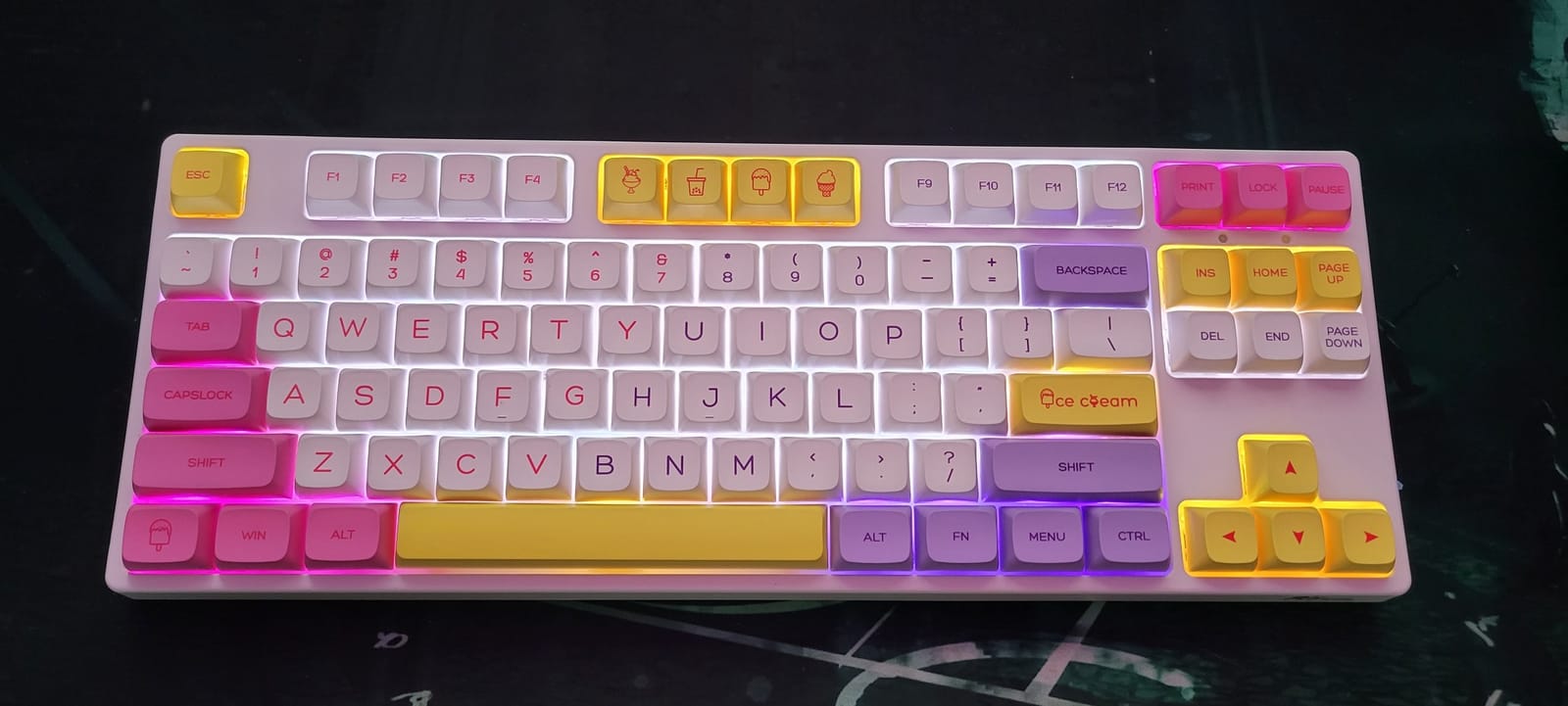 RK ROYAL KLUDGE RK87 Sink87G RGB Wireless Mechanical Keyboard TKL Gaming customer photo 2