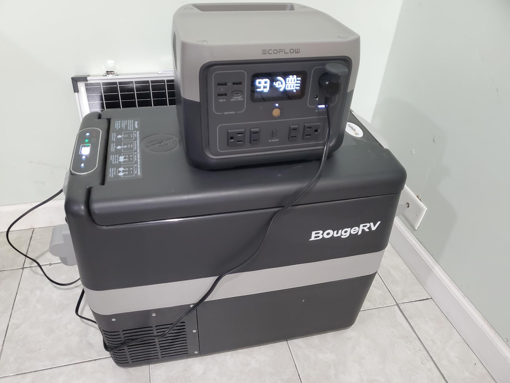BougeRV 12V Refrigerator 42 Quart, Electric Car Cooler with MAX/ECO Mode customer photo 2