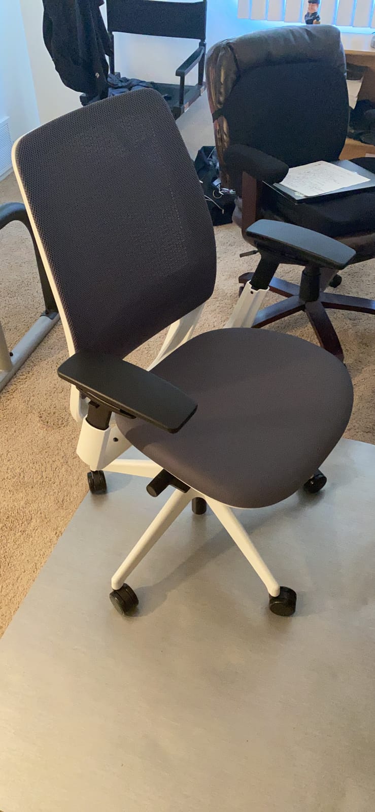 Steelcase Series 2 Ergonomic Office Chair, Carpet Floors, Graphite customer photo 1