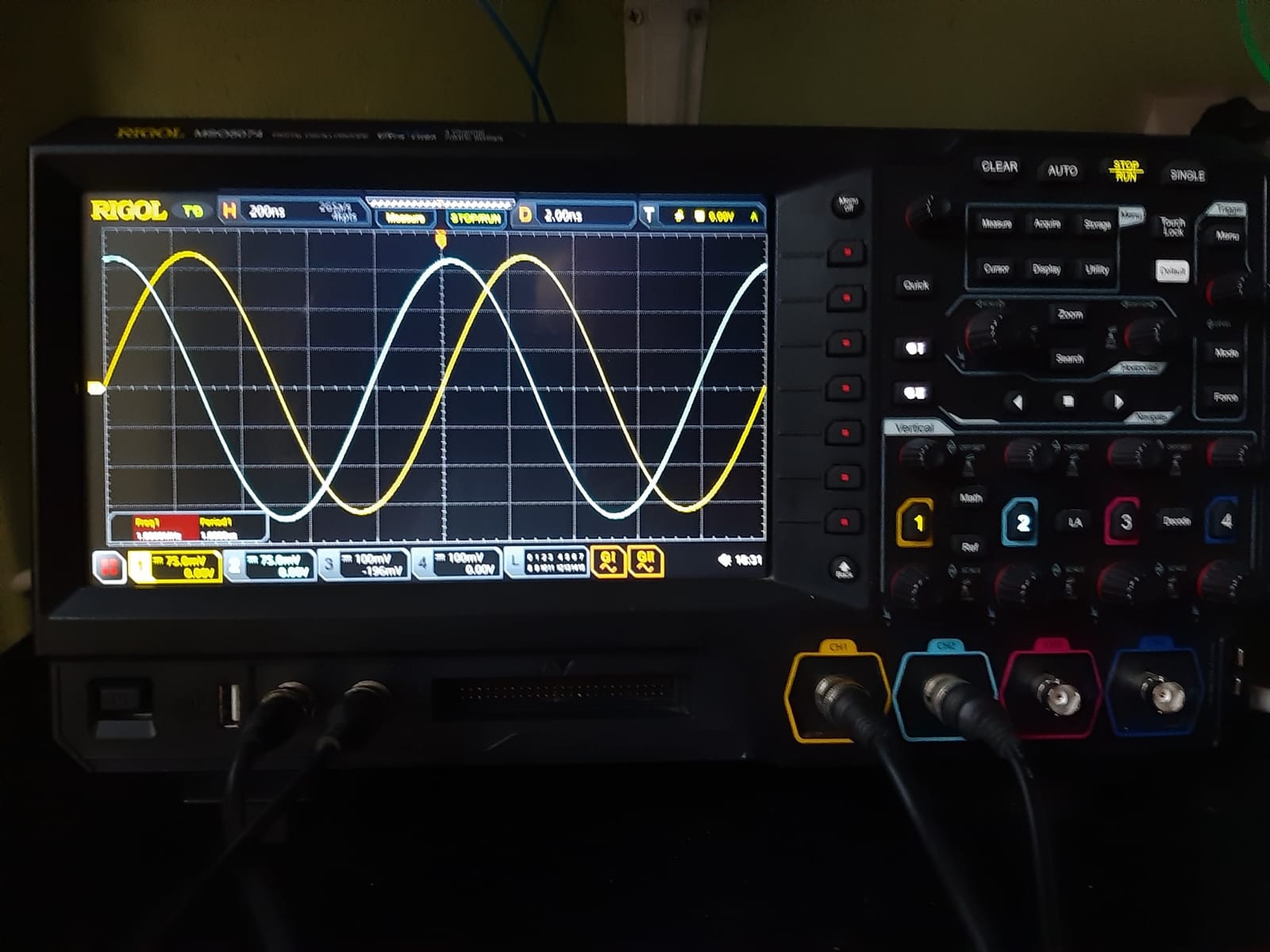 Rigol MSO5074 - Four Channel, 70 MHz Digital/Mixed Signal Oscilloscope customer photo 2