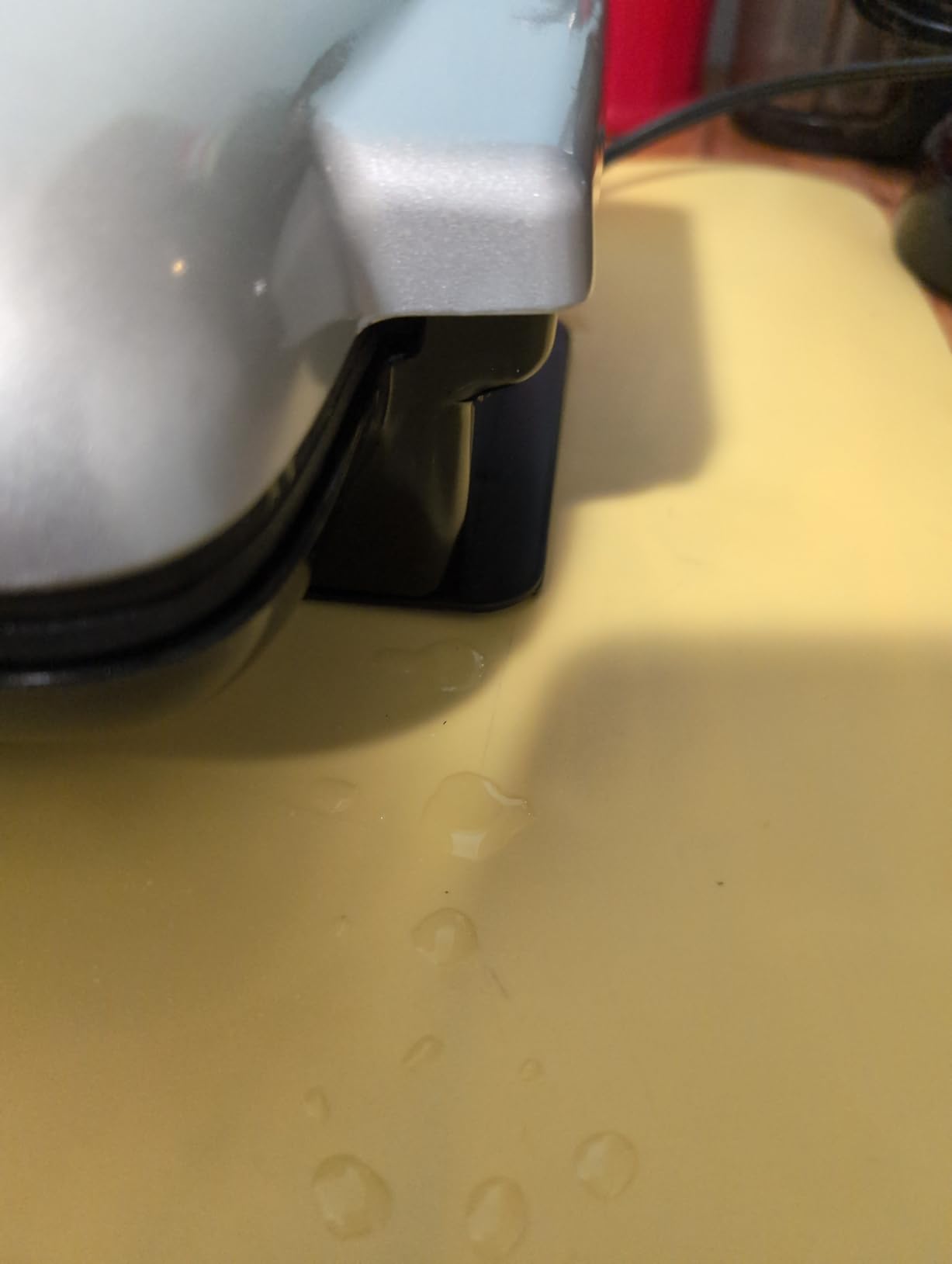 Dash No-Drip Waffle Maker, 4 Square Mini Waffles at Once, Silver customer photo 1