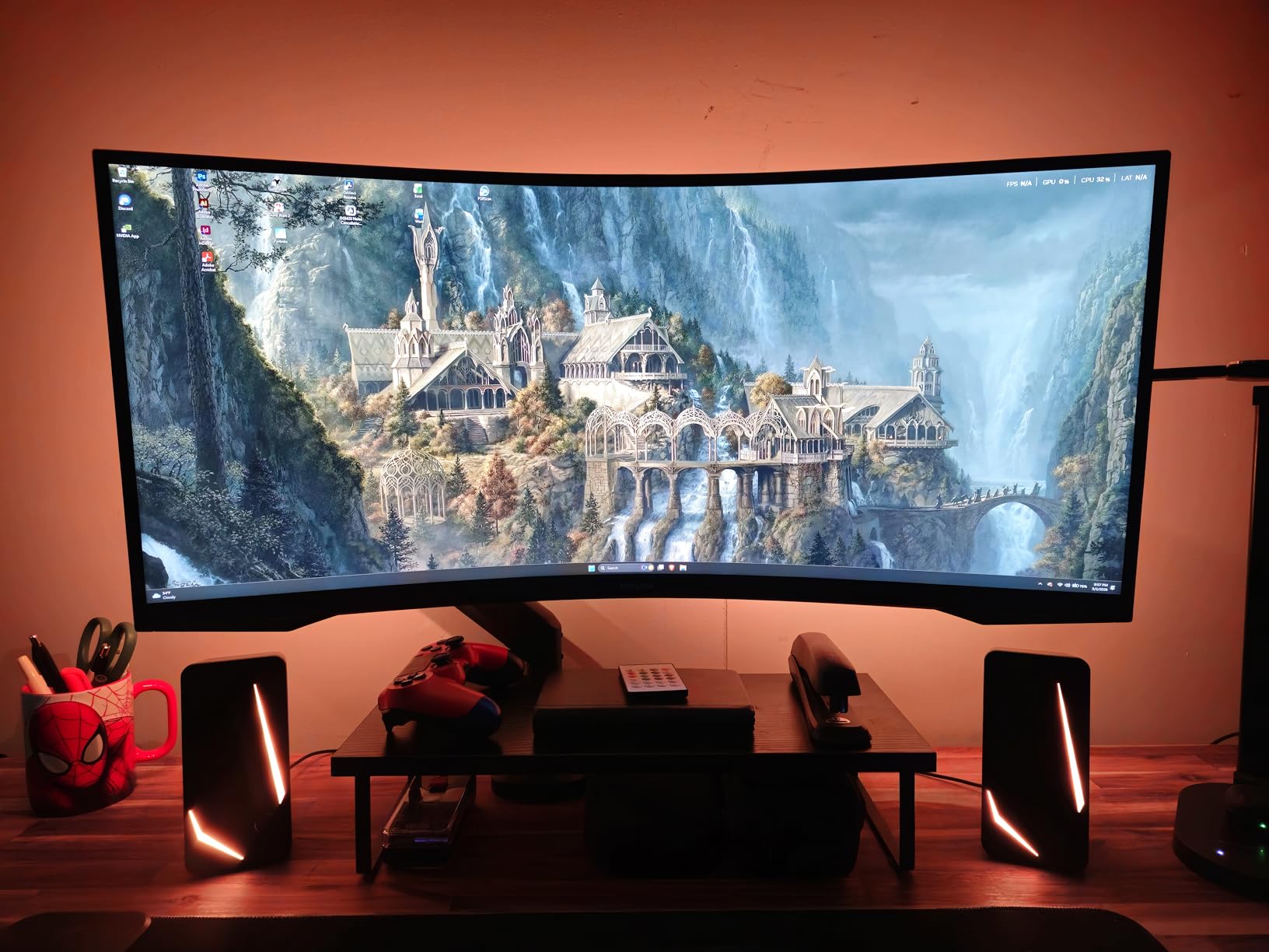 Samsung 34' Odyssey G5 Ultra-Wide Gaming Monitor with 1000R Curved Screen customer photo 2