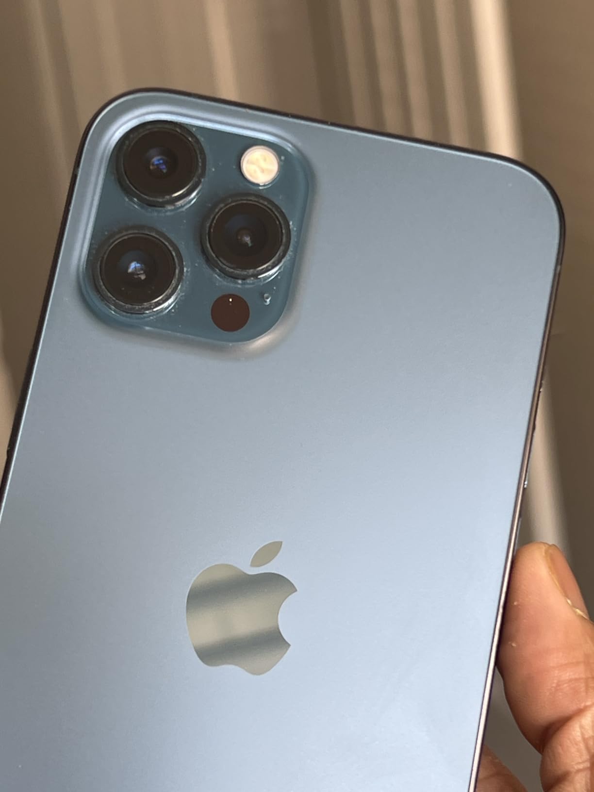 Apple iPhone 12 Pro Max 5G, US Version, 256GB, Pacific Blue - Unlocked (Renewed) customer photo 2