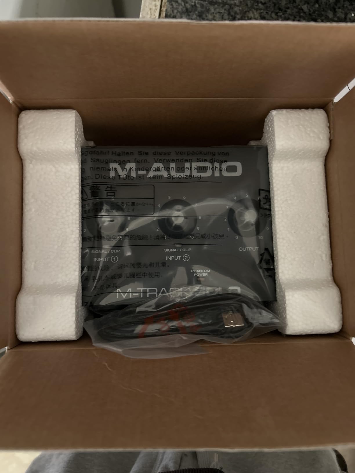 M-AUDIO M-Track Solo USB Audio Interface customer photo 1