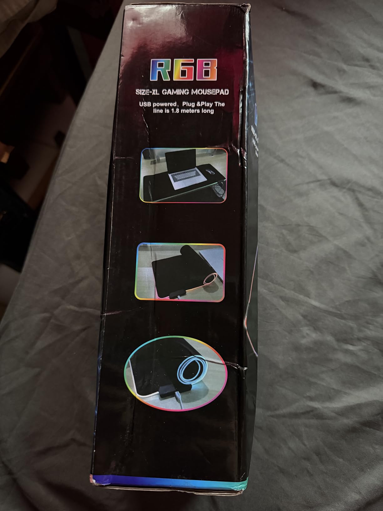 RGB Mousepad Led Mouse Pad, Large Mouse Pad,Led and Big Mouse mat customer photo 1