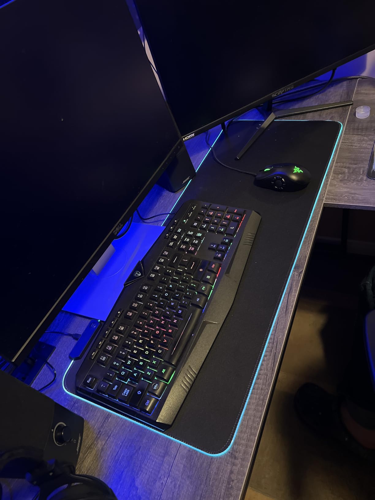 RGB Mousepad Led Mouse Pad, Large Mouse Pad,Led and Big Mouse mat customer photo 2
