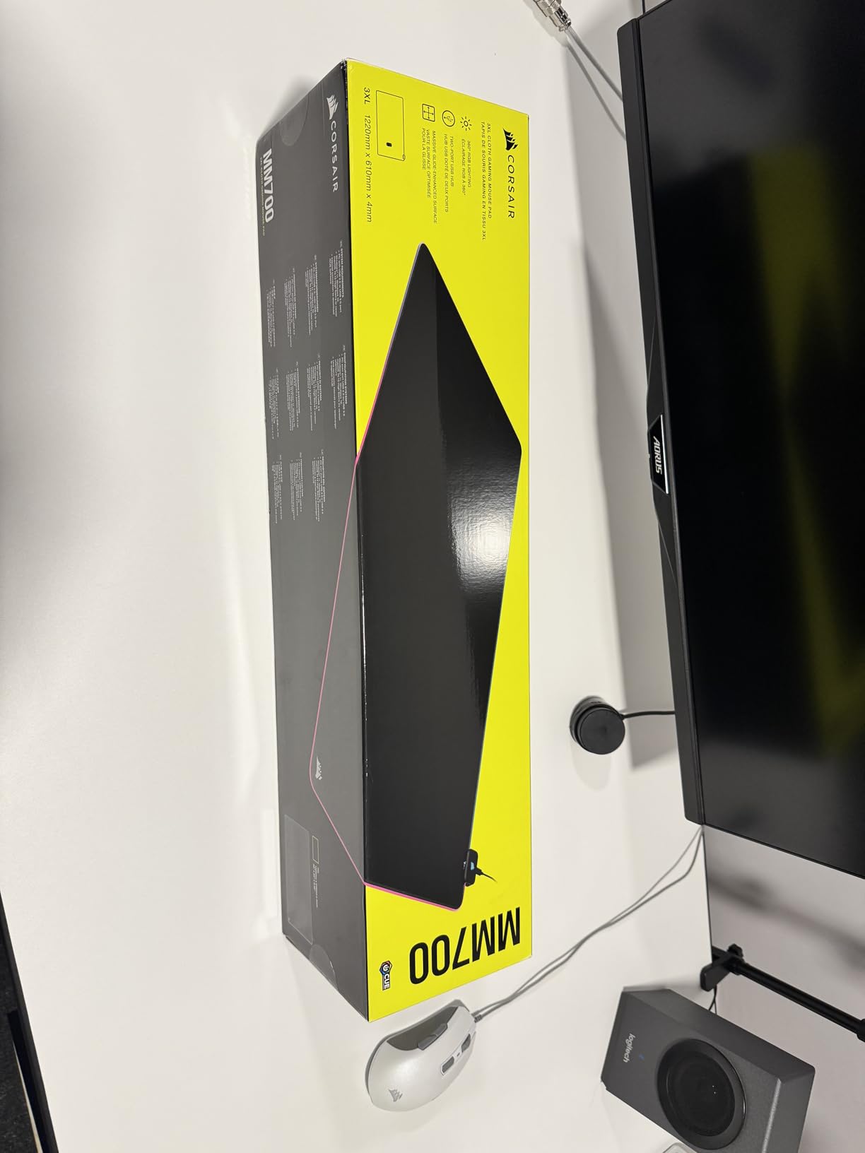 Corsair MM700 RGB Extended Cloth Gaming Mouse Pad - 36.6