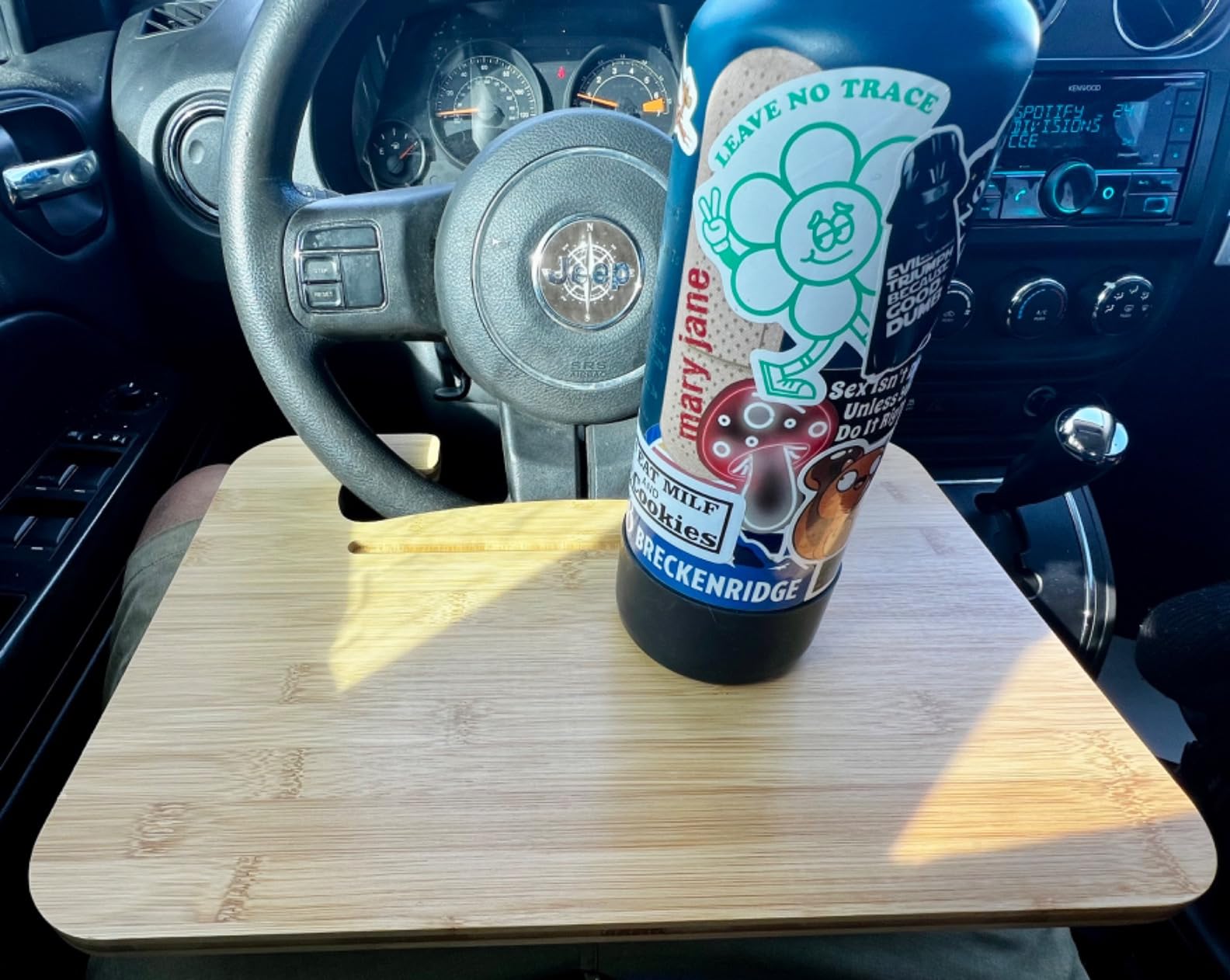 EcoNour 2 in 1 Car Steering Wheel Tray | Car Tray for Laptop customer photo 1