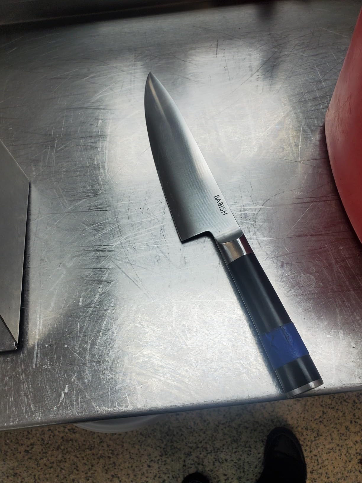 Babish 8-Inch Chef Knife – High-Carbon German 1.4116 Steel Kitchen Knife – Professional Cutlery for Precise Slicing and Chopping customer photo 1