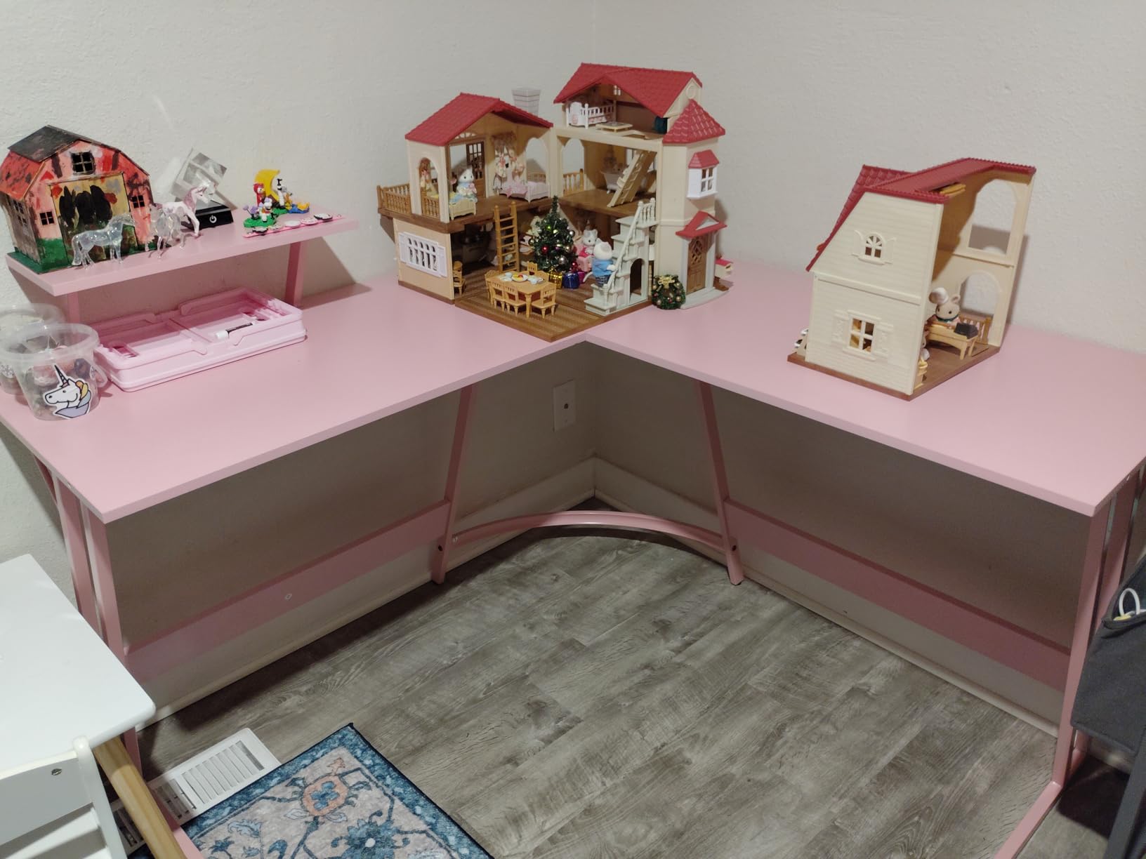 Homall L Shaped Gaming Desk Computer Corner Desk PC Gaming Desk Table customer photo 1