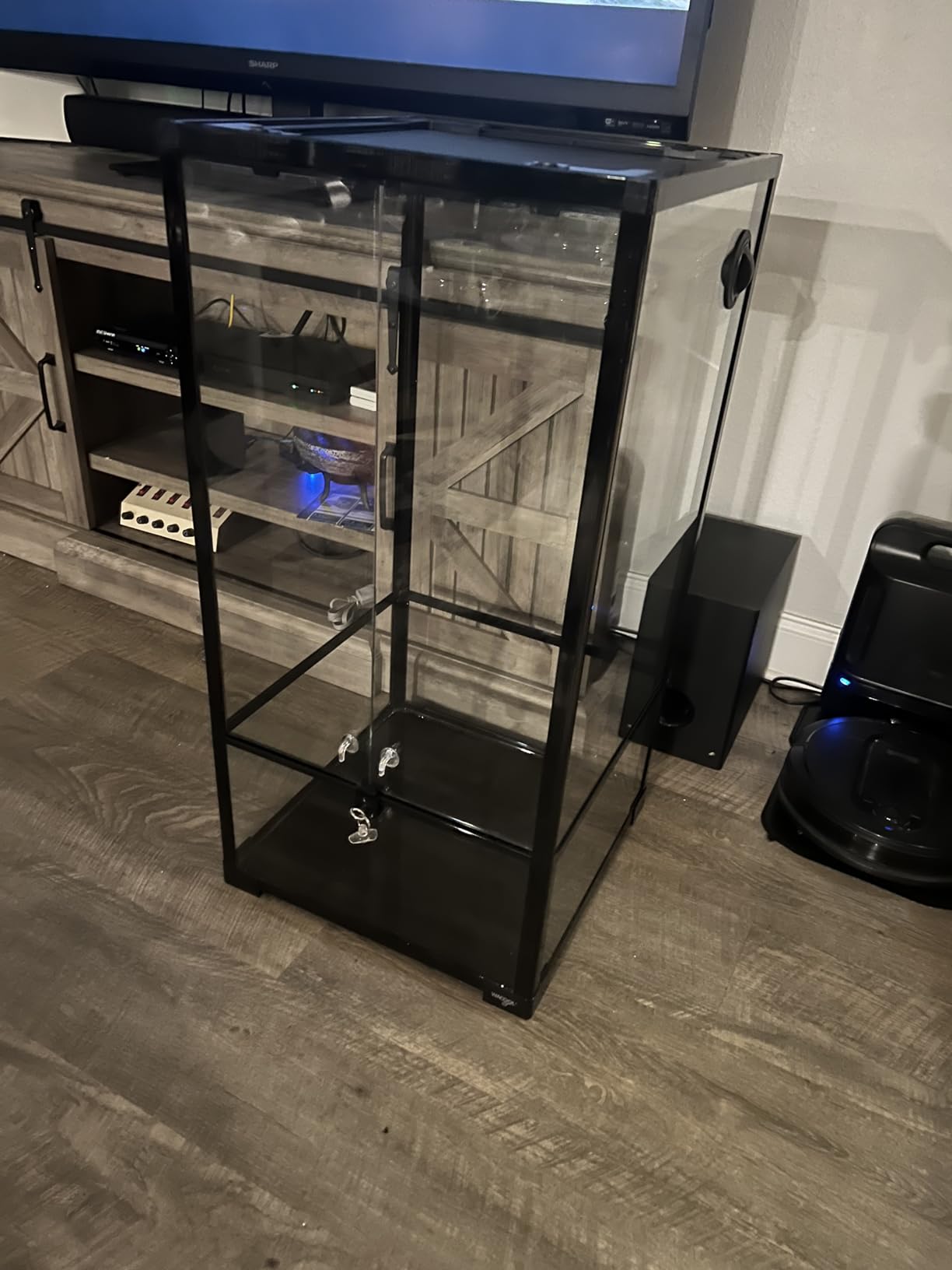 WACOOL 50 Gallon Reptile Tank, Front Opening Chameleon Cage 18
