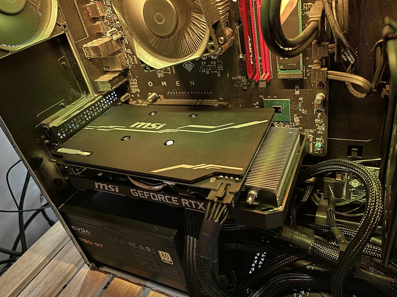 msi Gaming GeForce RTX 2060 6GB GDRR6 192-bit HDMI/DP 1710 MHz Boost Clock Ray Tracing Turing Architecture VR Ready Graphics Card (RTX 2060 Ventus GP OC) customer photo 1