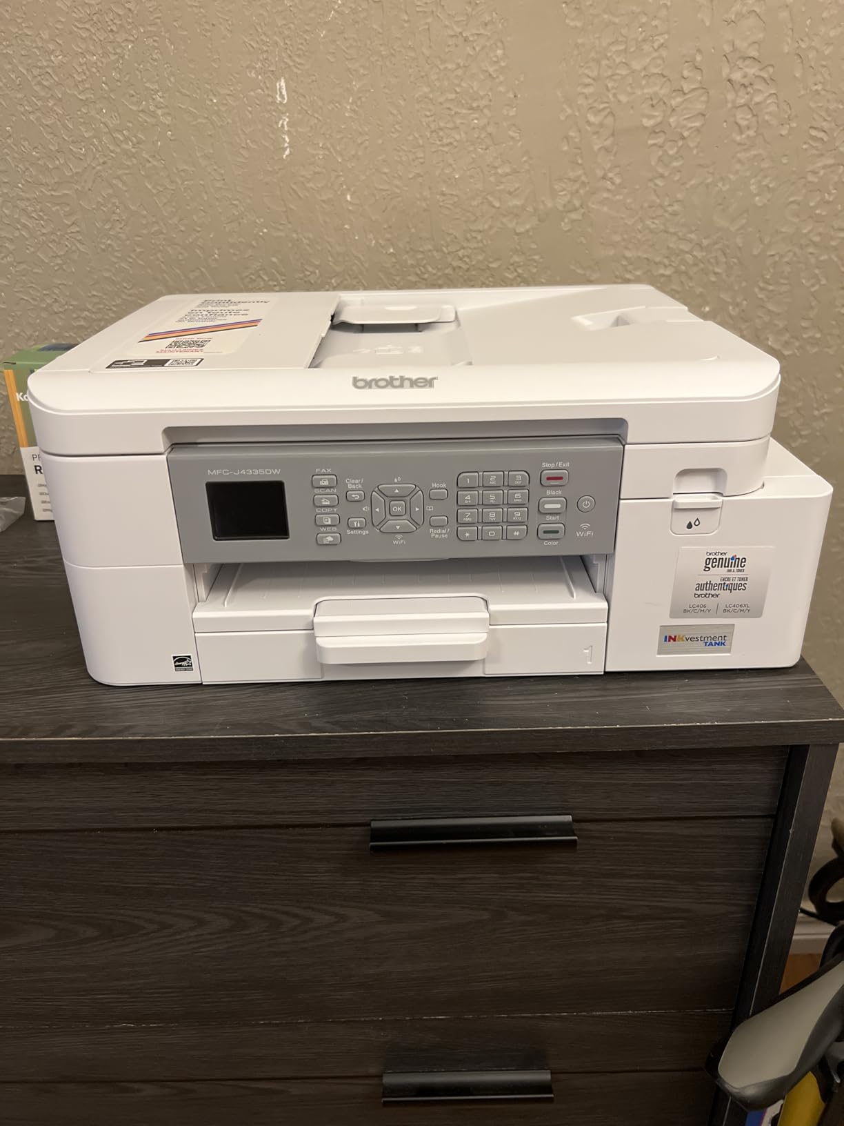 Brother MFC-J4335DW INKvestment Tank Wireless All-in-One Color Inkjet Printer, Up to 1-Year of Ink in-Box, Duplex Printing, Mobile and Cloud Print, Works with Alexa customer photo 1