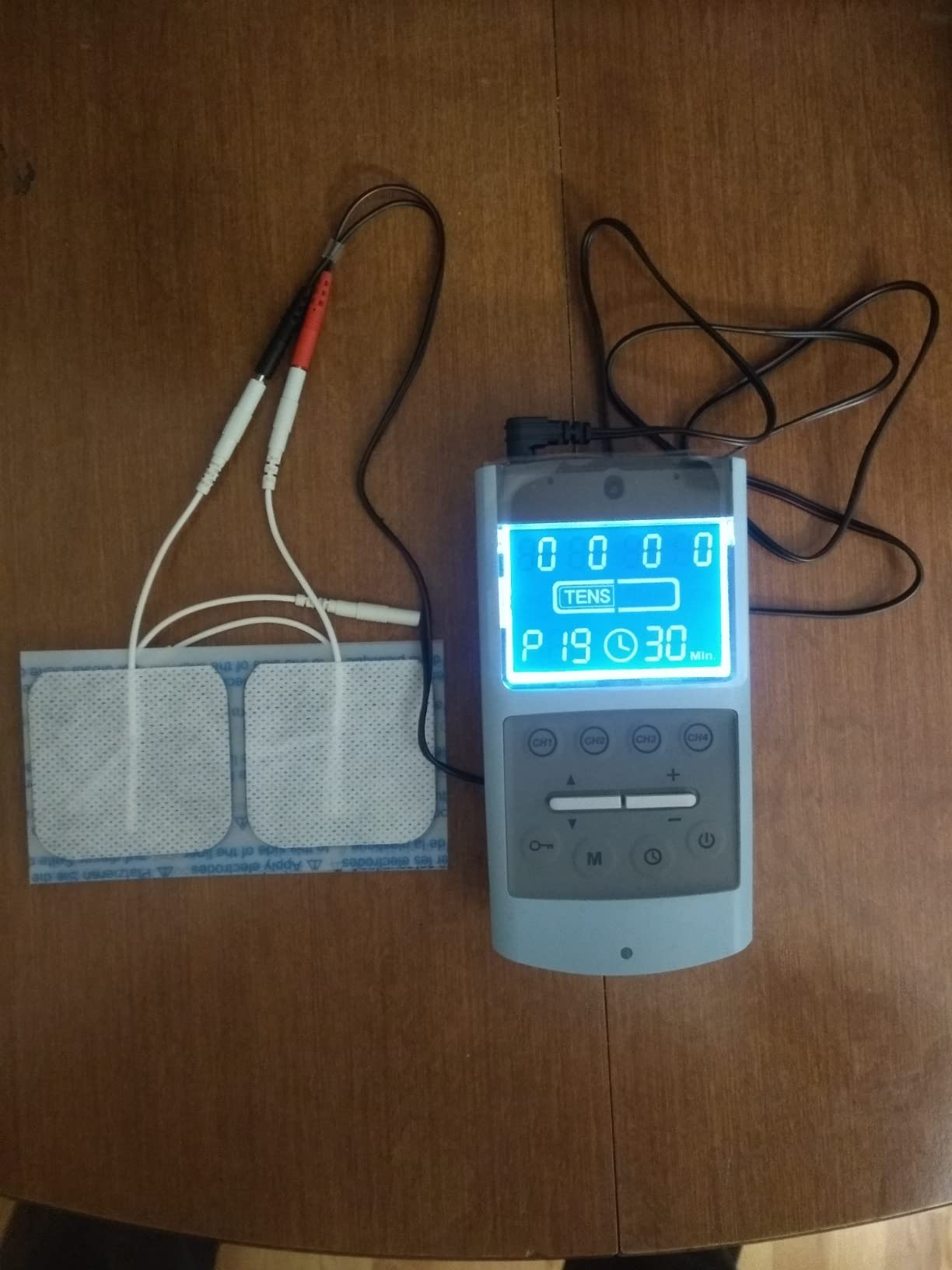 iStim TENS EMS Muscle Stimulator, EV-906 for Pain Relief and Muscle Strengthening, Japanese Gelled Electrodes Included customer photo 2
