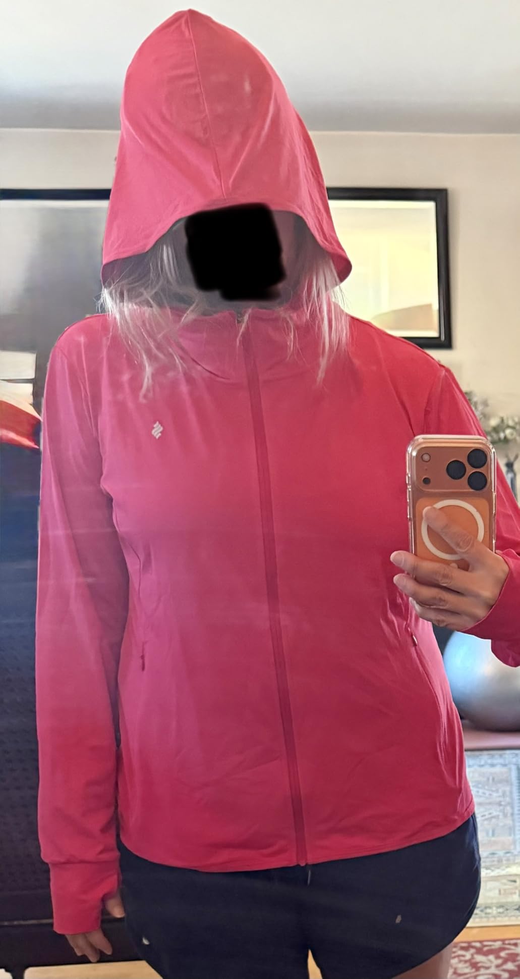 Soothfeel Women's UPF 50+ Sun Protection Shirt Hoodie Jacket Lightweight customer photo 2