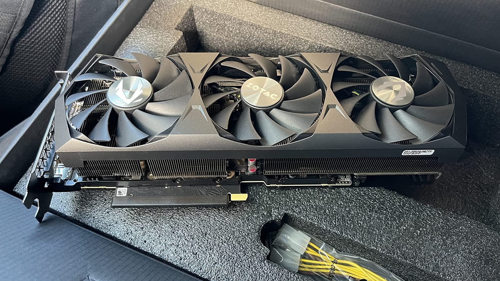 ZOTAC Gaming GeForce RTX™ 3080 Ti Trinity OC 12GB GDDR6X 384-bit 19 Gbps PCIE 4.0 Gaming Graphics Card, IceStorm 2.0 Advanced Cooling, Spectra 2.0 RGB Lighting, ZT-A30810J-10P customer photo 2