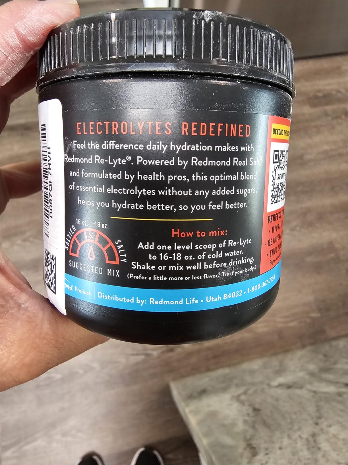 REDMOND Re-Lyte Sugar Free Electrolyte Powder Mix (Strawberry Lemonade) customer photo 2