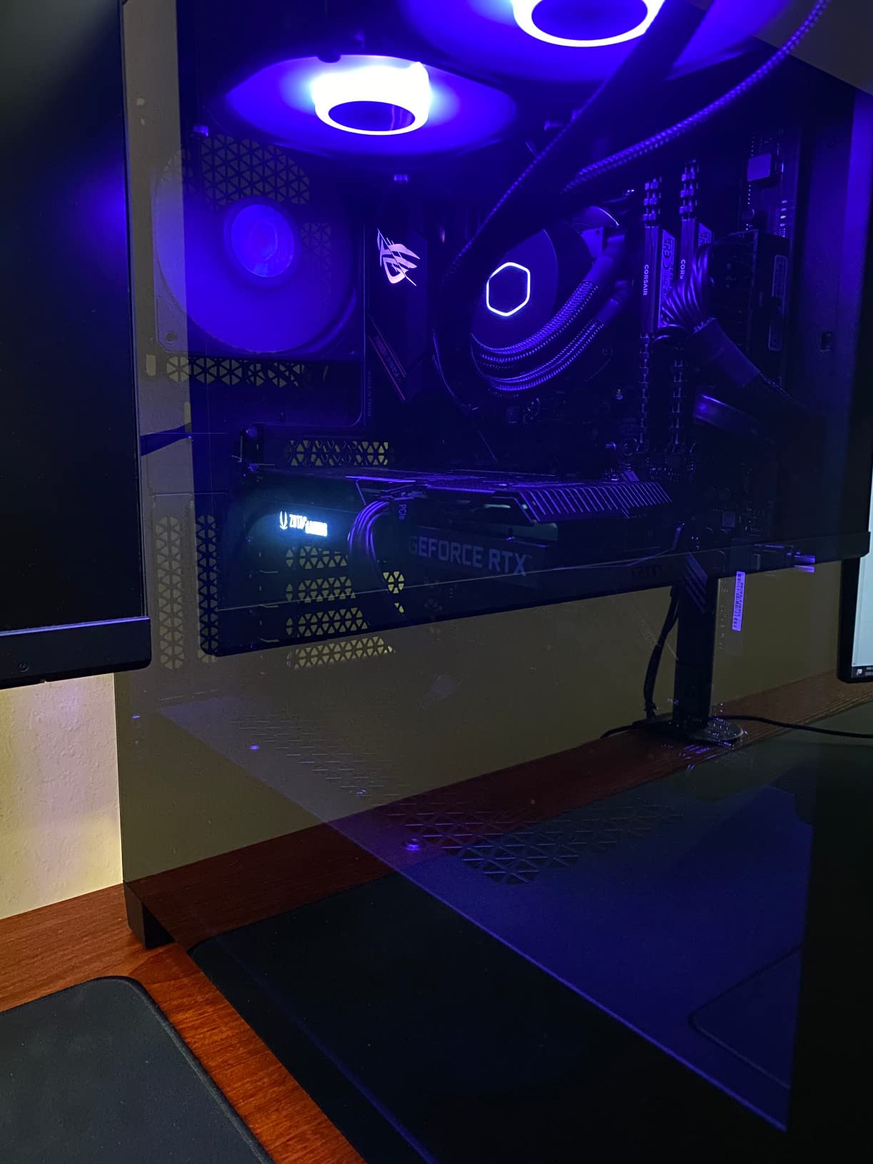 ZOTAC GAMING GeForce RTX™ 3060 Ti Twin Edge OC LHR 8GB GDDR6 256-bit 14 Gbps PCIE 4.0 Gaming Graphics Card, IceStorm 2.0 Advanced Cooling, Active Fan Control, FREEZE Fan Stop ZT-A30610H-10MLHR customer photo 2