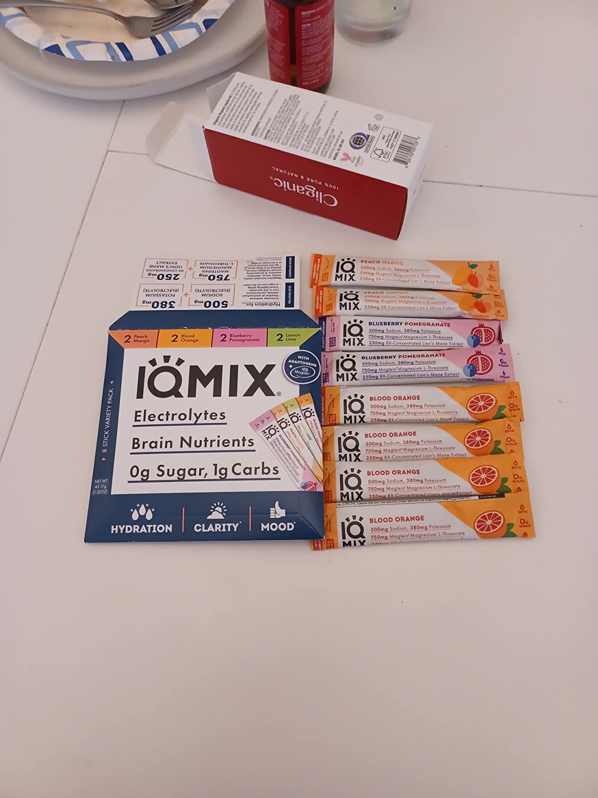 IQMIX Hydration Electrolytes Powder Packets, Sampler 8-Count customer photo 1
