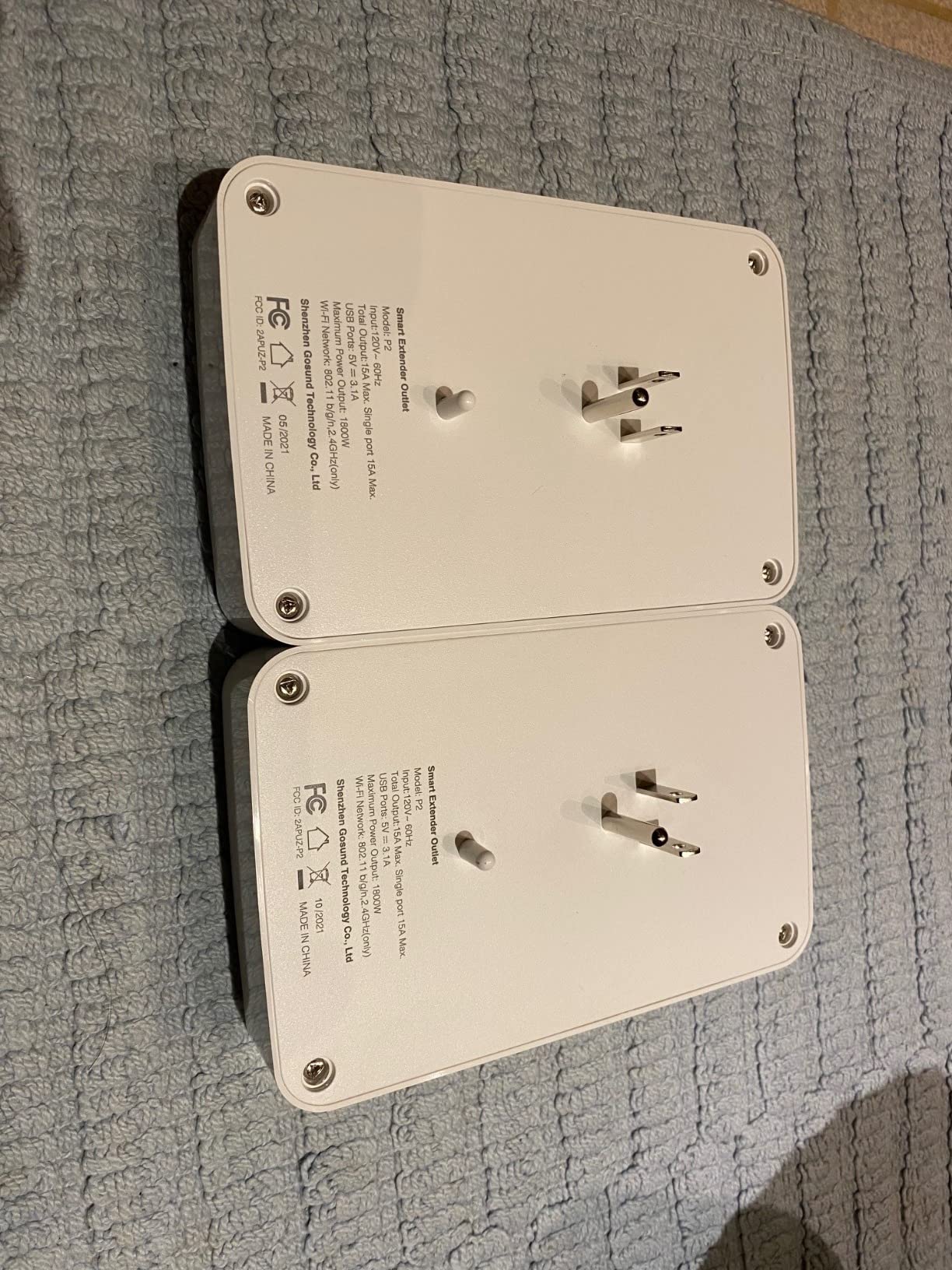 GHome Smart Plug Outlet Extender, Smart Power Strip with 3 Individually Controlled WiFi Outlets and 3 USB Ports, Smart Plugs that Works with Alexa Google Home, 15A/1800W, Dark customer photo 2