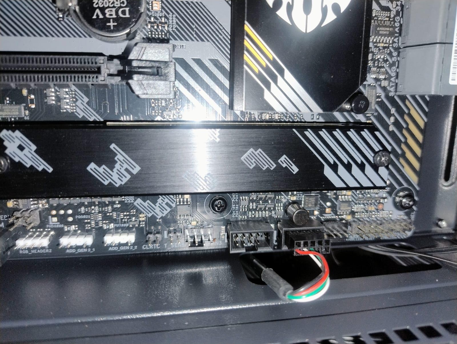 ASUS TUF Gaming B550-PLUS WiFi II AMD AM4 (3rd Gen Ryzen™) ATX Gaming Motherboard (PCIe 4.0, WiFi 6, 2.5Gb LAN, BIOS Flashback, USB 3.2 Gen 2, Addressable Gen 2 RGB Header and Aura Sync) customer photo 1