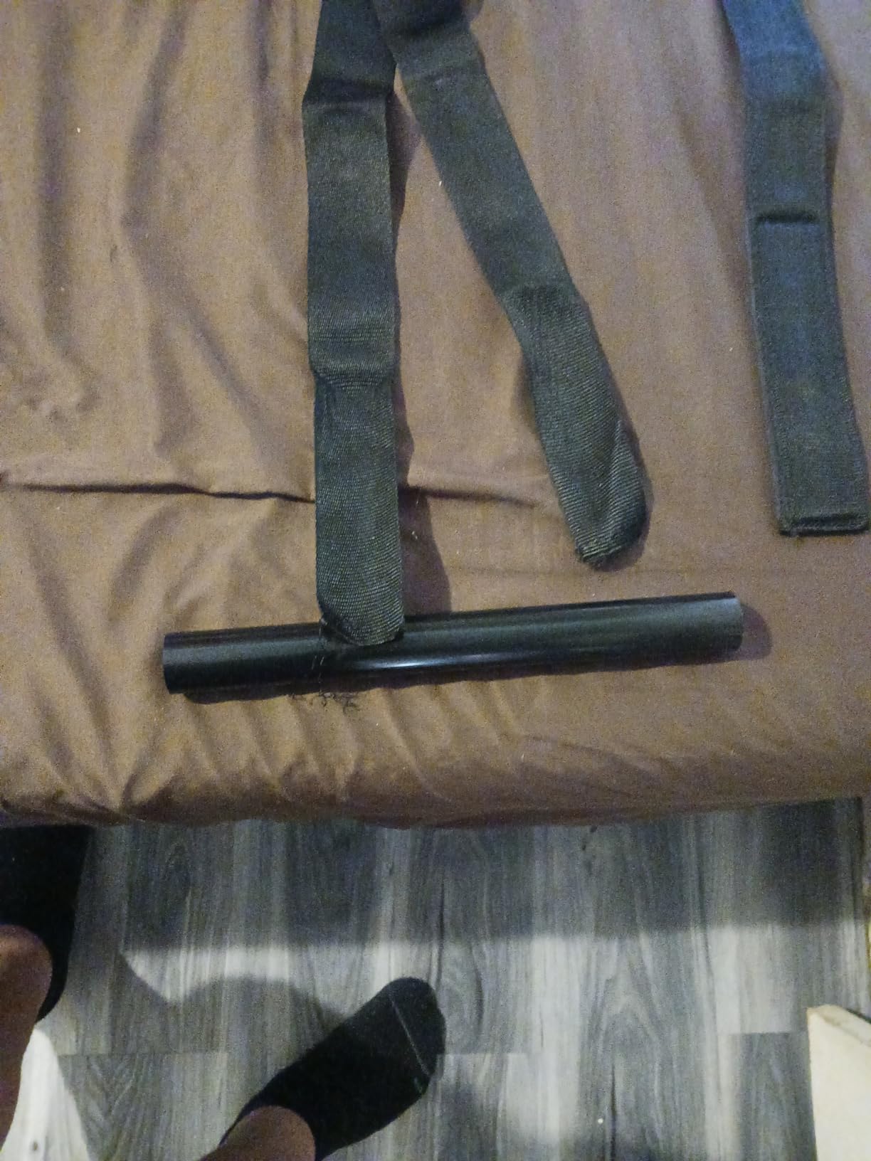 Neck Stretcher Strap, Spine Chiropractic Decompression Tool with Chin Belt, Cervical Neck Traction. customer photo 1