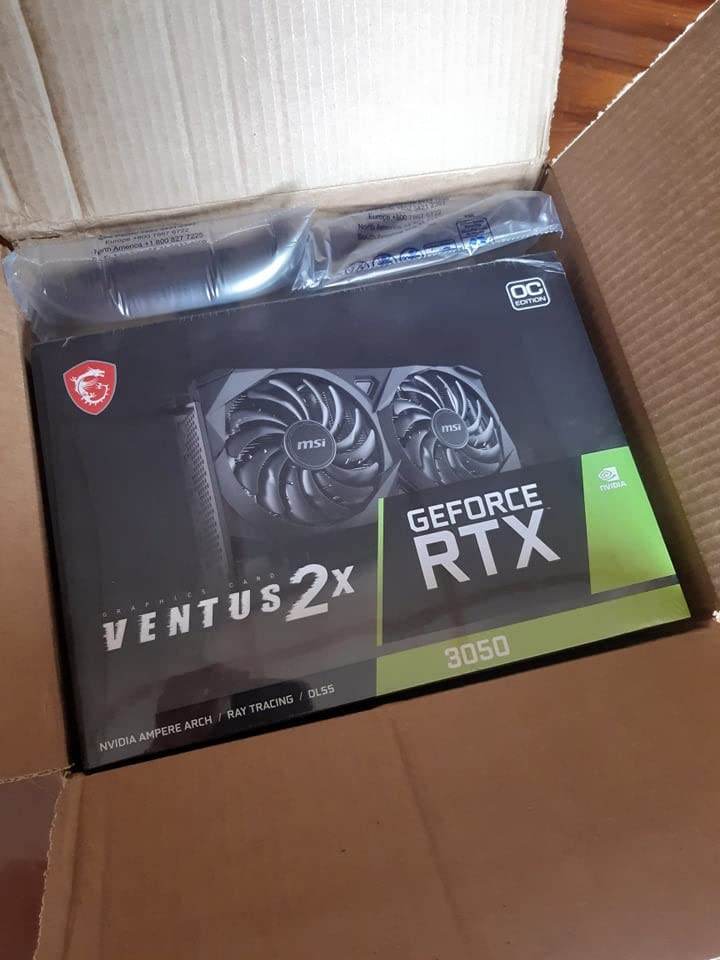 msi Gaming GeForce RTX 3050 8GB GDRR6 Boost Clock: 1807 MHz 128-Bit HDMI/DP PCIe 4 Torx Twin Fans Ampere OC Graphics Card (RTX 3050 Ventus 2X 8G OC) customer photo 2