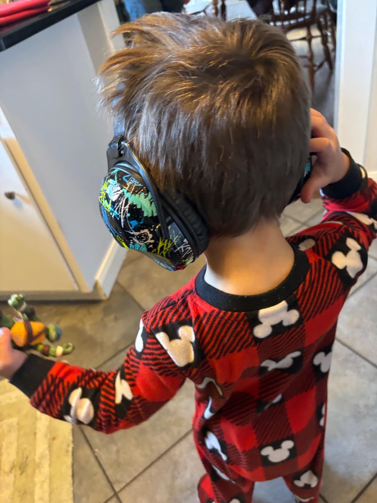 ZOHAN Kids Ear Protection 2 Pack, 25dB NRR Noise Cancelling Headphones for Kids, with Pillowy Pads, for Monster Truck, School, Autism, Sensory, Fireworks, Concerts, Events (Blue+Green) customer photo 2
