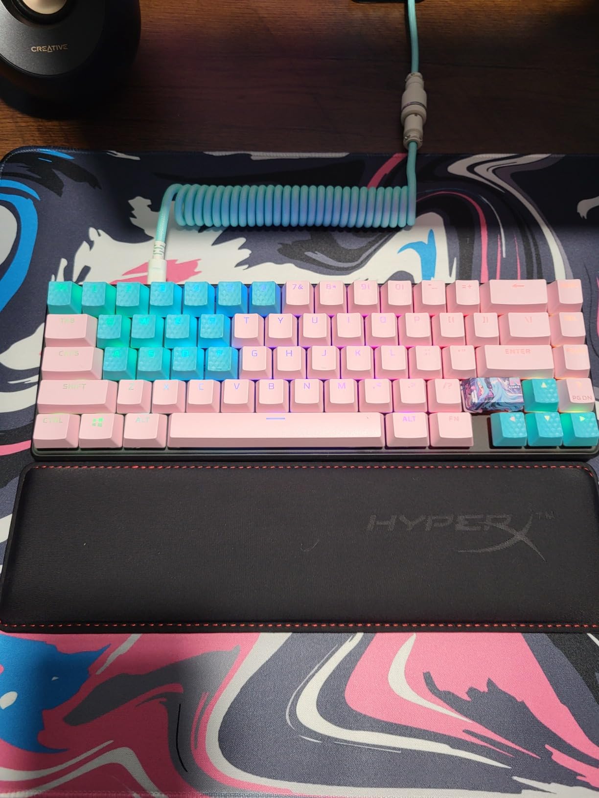 HyperX Alloy Origins 65 - Mechanical Gaming Keyboard – Compact 65% Form Factor - Linear Red Switch - Double Shot PBT Keycaps - RGB LED Backlit - NGENUITY Software Compatible,Black customer photo 1