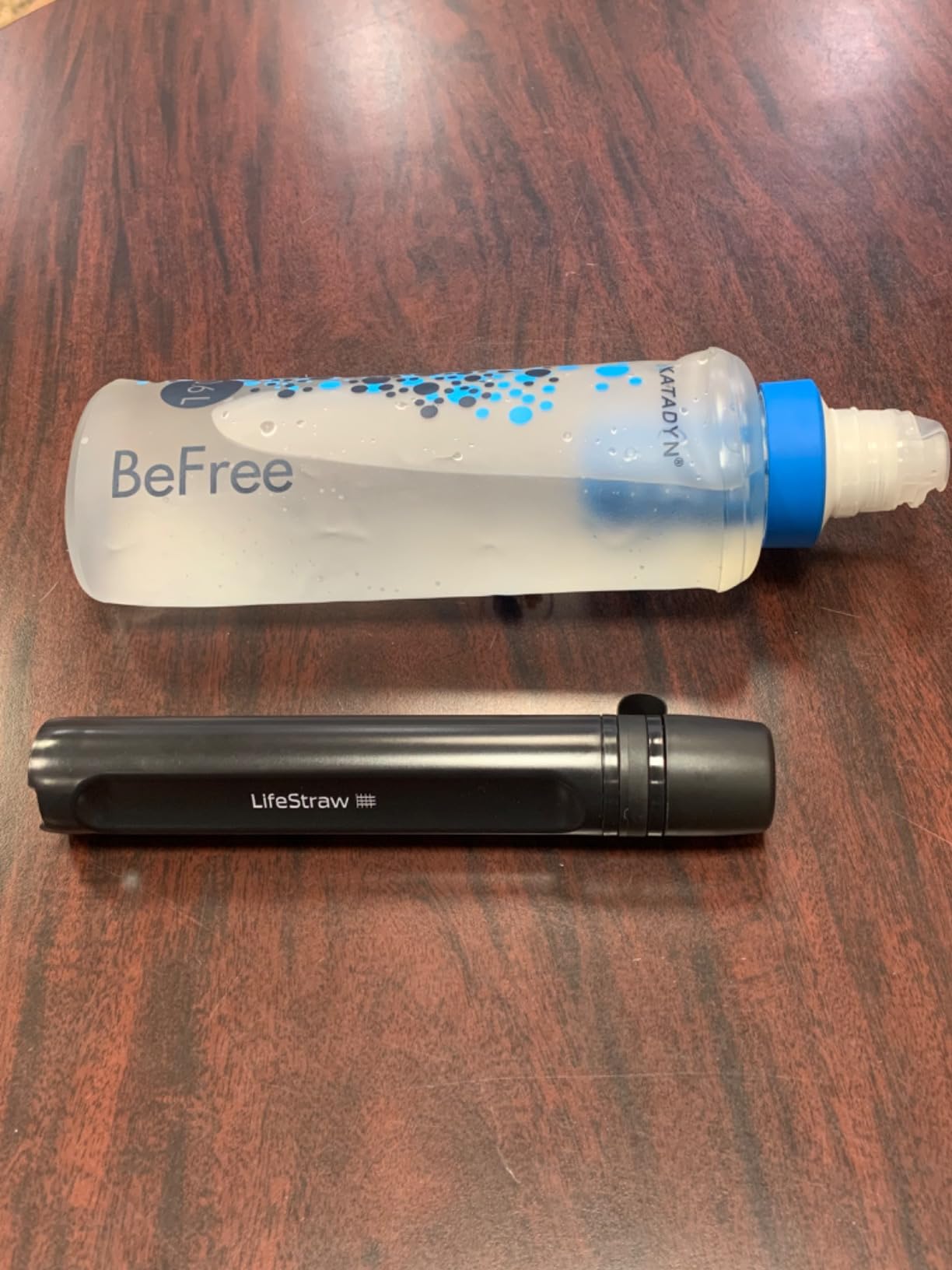 LifeStraw Peak Series Personal Water Filter for Hiking, Camping, Travel, and Emergency Preparedness, 1 Pack, Mountain Blue customer photo 2