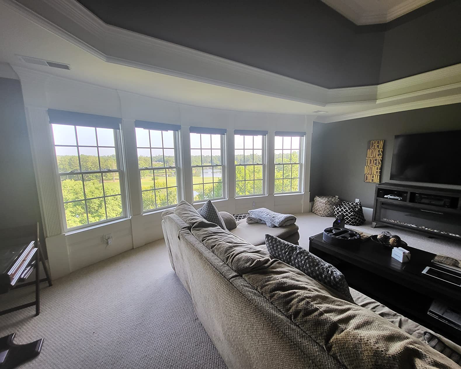 ZSTARR Motorized Blinds with Remote Blackout Smart Roller Blind Custom Size customer photo 1