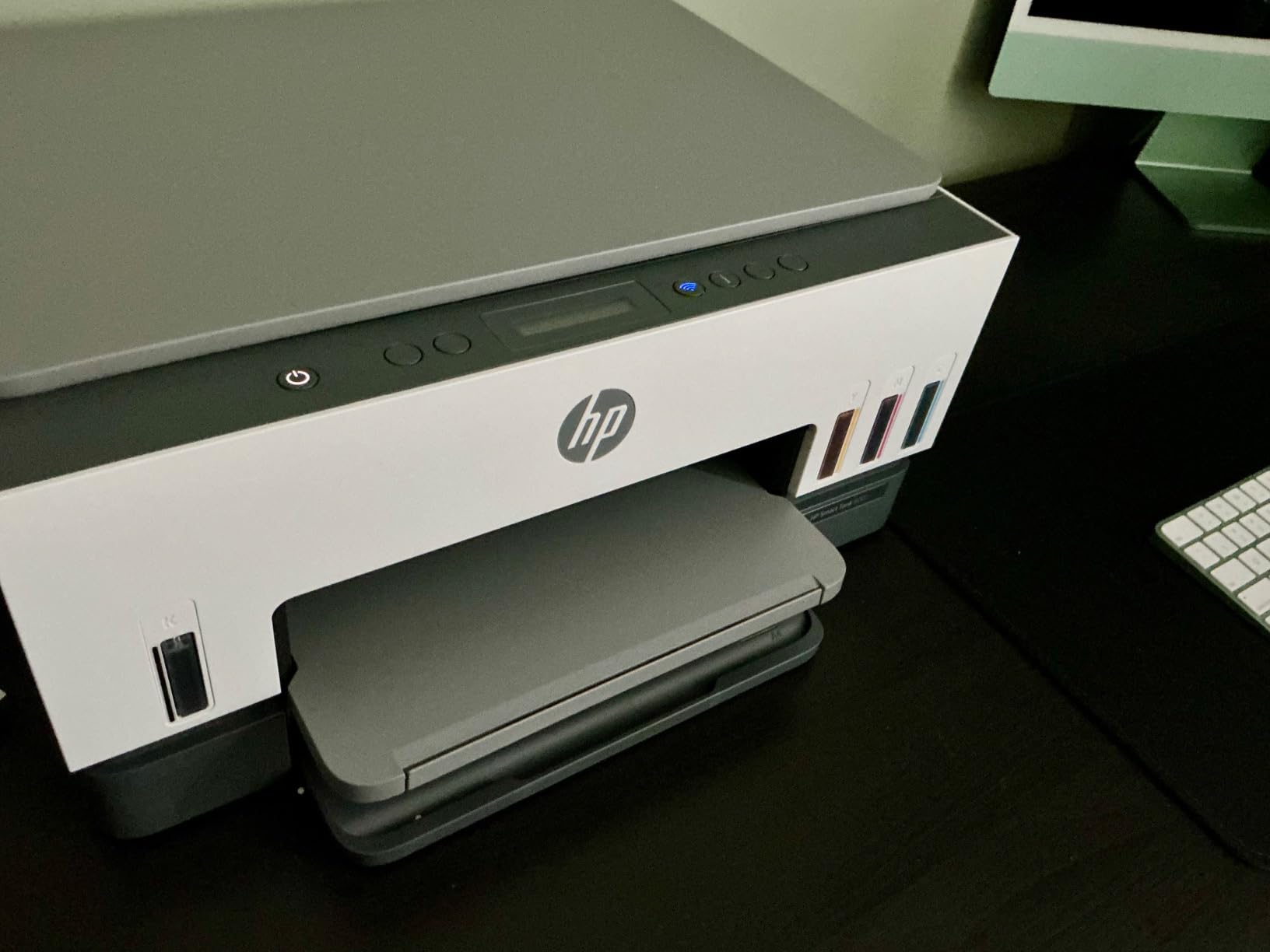 HP Smart Tank 6001 Wireless All-in-One Ink Tank Printer, Scanner, Copier with 2 Years of Ink Included, Best-for-Home, Cartridge-Free Refillable, AI-Enabled (2H0B9A) customer photo 1