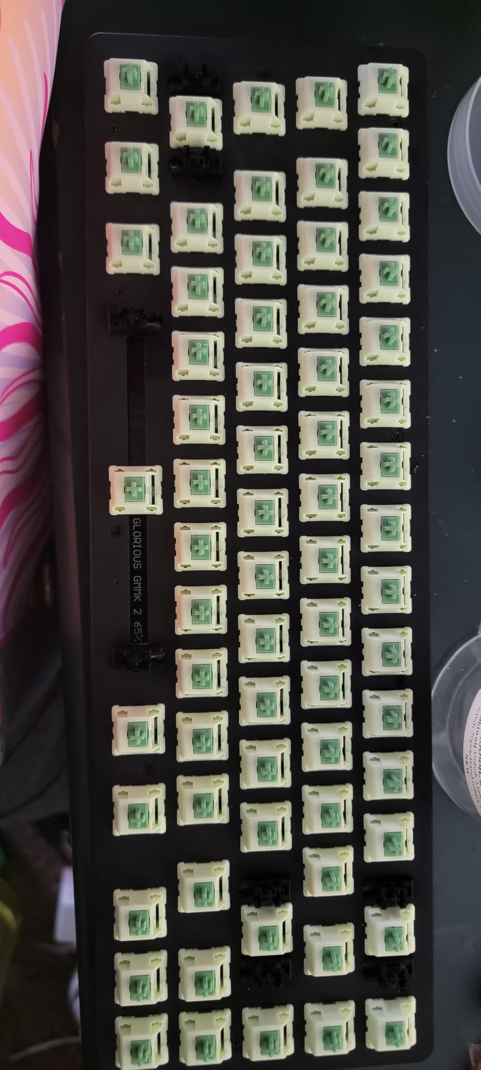 GLORIOUS Gaming GMMK 2 - TKL Mechanical Keyboard - Custom 65% Keyboard - Compact -Hotswap w/Cherry Mx Style Switches - Incl. Double Shot Keycaps & Linear Switches - PC Gaming Setup Accessories customer photo 2