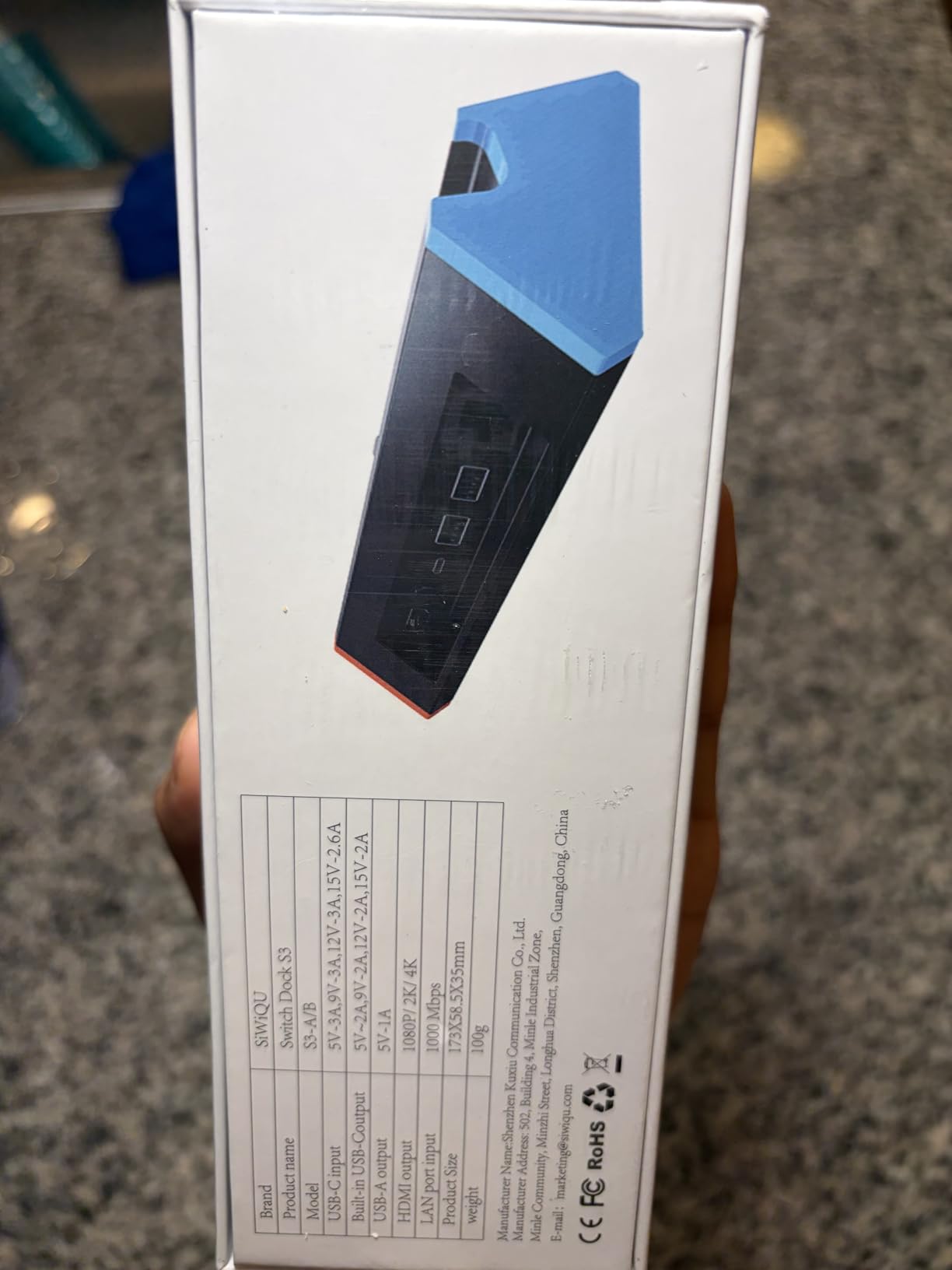 SIWIQU TV Dock Station for Nintendo Switch/Switch OLED customer photo 2