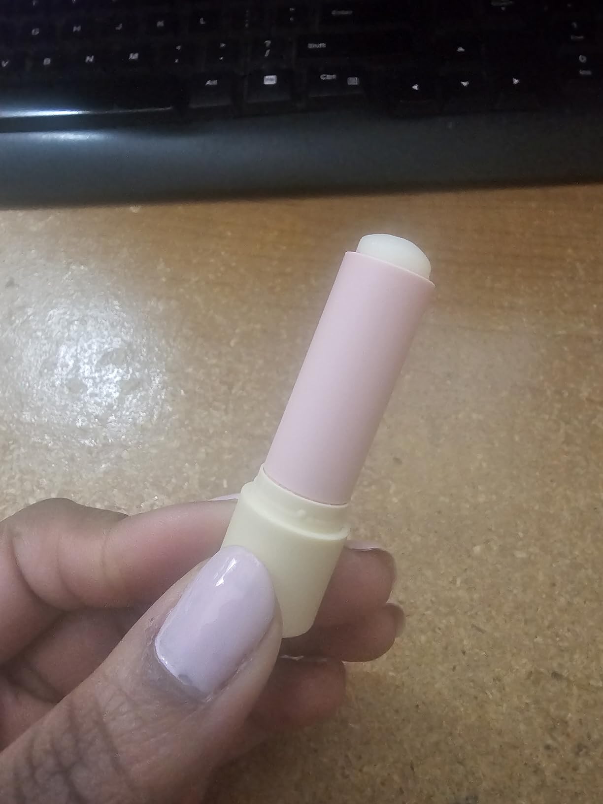 eos Natural Shea Lip Balm- Birthday Cake, All-Day Moisture, Shea Butter, Dry Lip Care, 0.14 oz customer photo 1