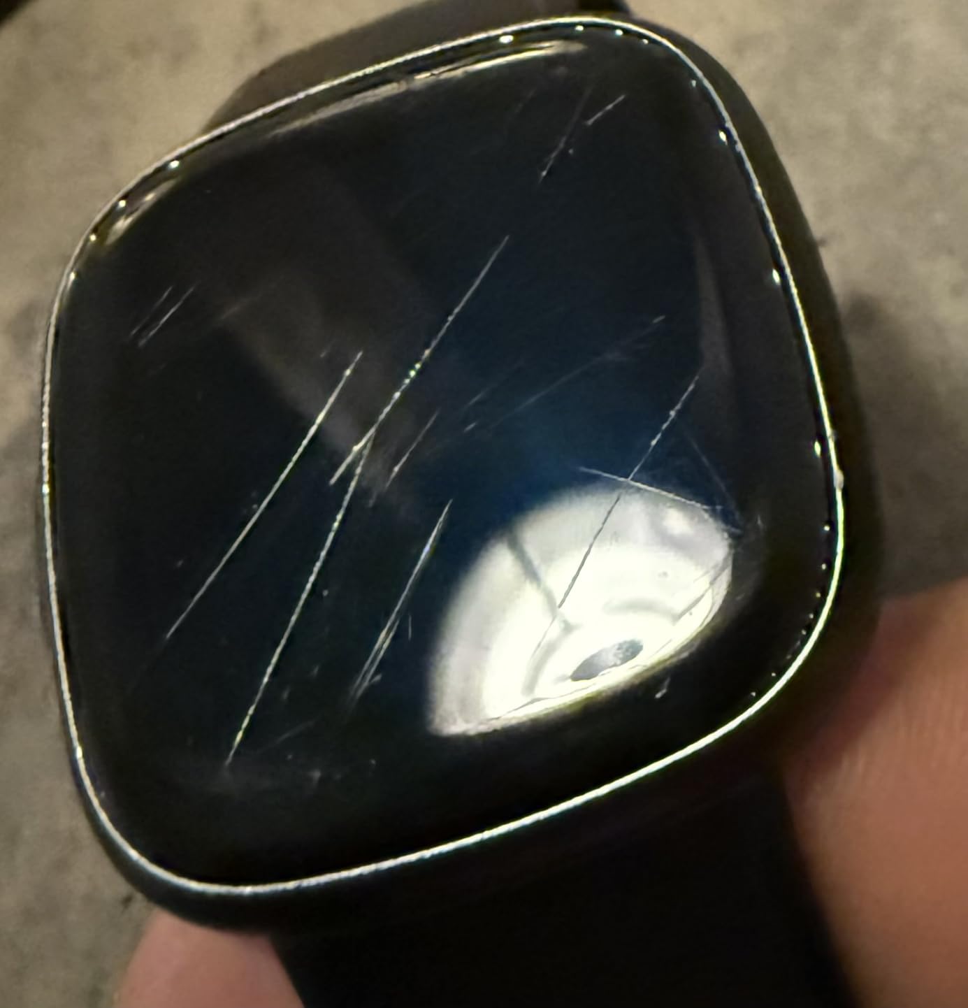 Google Fitbit Versa 4 Fitness Smartwatch, - Waterfall Blue/Platinum customer photo 1