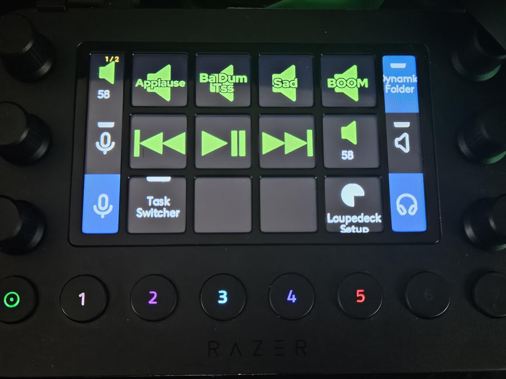 Razer Stream Controller: All-In-One Keypad for Streaming - 12 Haptic Switchblade Keys - 6 Tactile Analog Dials - 8 Programmable Buttons - Designed for PC & Mac Compatibility customer photo 1