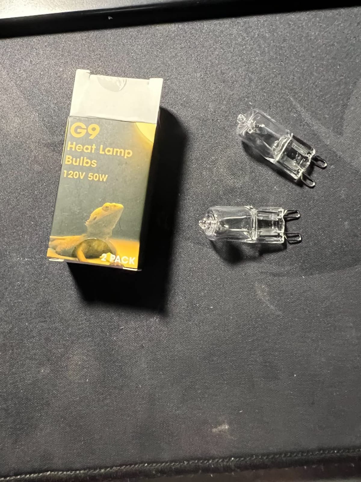 Briignite G9 Heat Lamp Bulbs for Reptile Mini Reptile Light Warm 50W 2 Pack customer photo 1