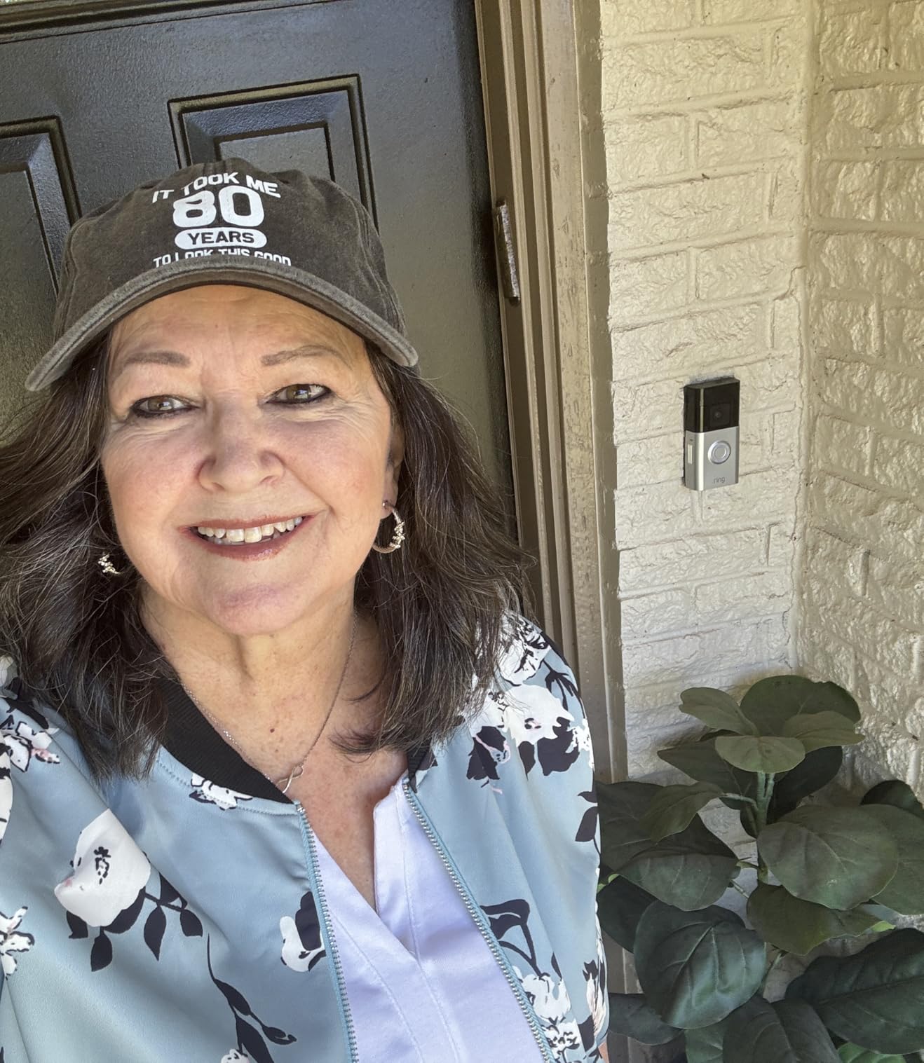 80th Birthday Gifts 80 Year Old Gifts Ideas for Men Women It Took Me 80 Years to Look This Good Hat Washed Cotton Hat customer photo 1