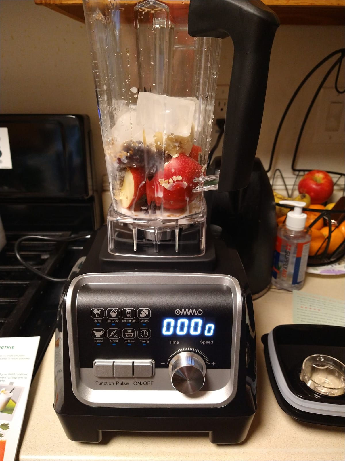 OMMO Blender 1800W, High Speed Countertop Blender with 60oz BPA-Free Jar customer photo 1