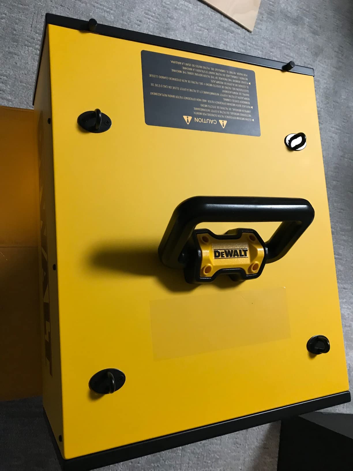 DEWALT Air Filtration System Dust Collector for Woodworking DWXAF101 | 3-Speed Hanging Ceiling Dust Collection Systems Remote Control 4 Modes 8H Time Setting 2 Stage Filtration for Garage/Workshop customer photo 2