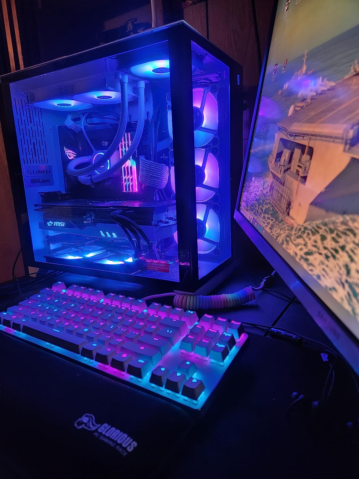 MSI Gaming GeForce RTX 4080 16GB GDRR6X 384-Bit HDMI/DP Nvlink Tri-Frozr 3 Ada Lovelace Architecture Graphics Card (RTX 4080 16GB Gaming X Trio) customer photo 1