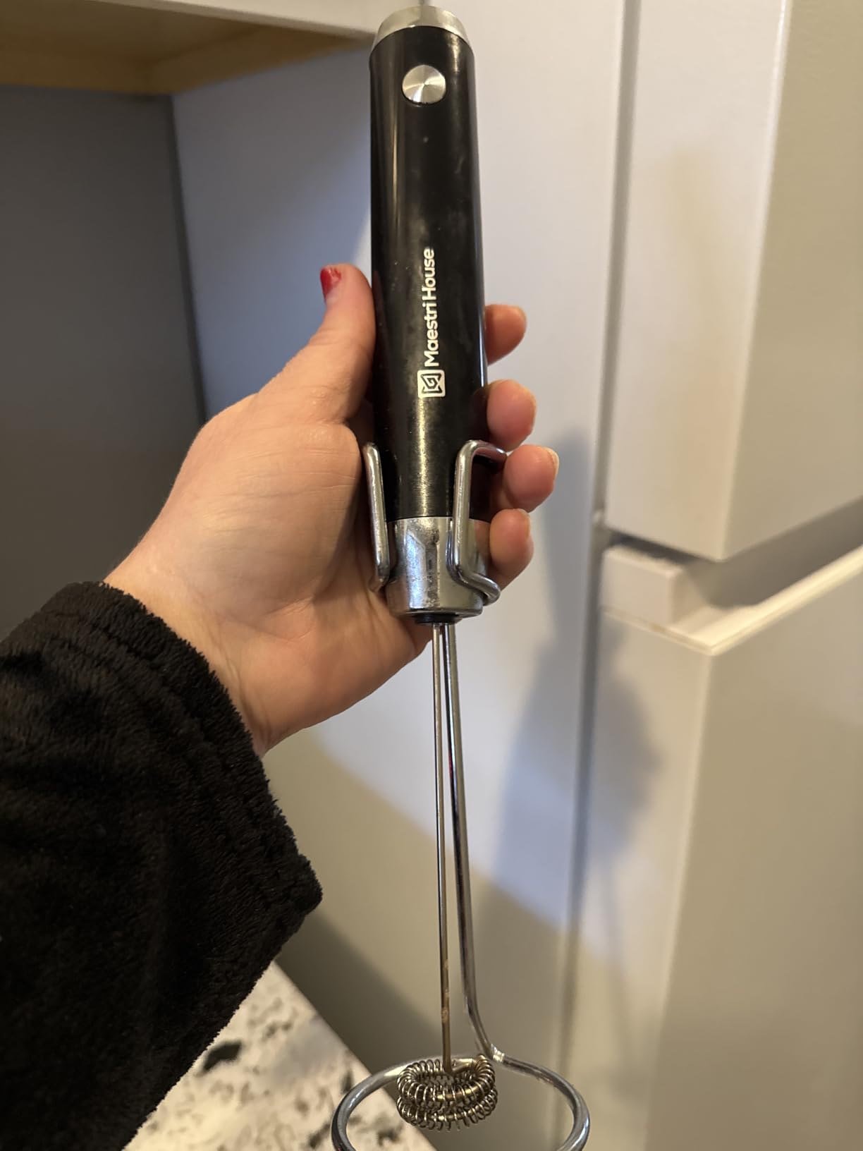 Maestri House LunaFro Rechargeable Milk Frother, Stand & 2 Detachable Whisk customer photo 1