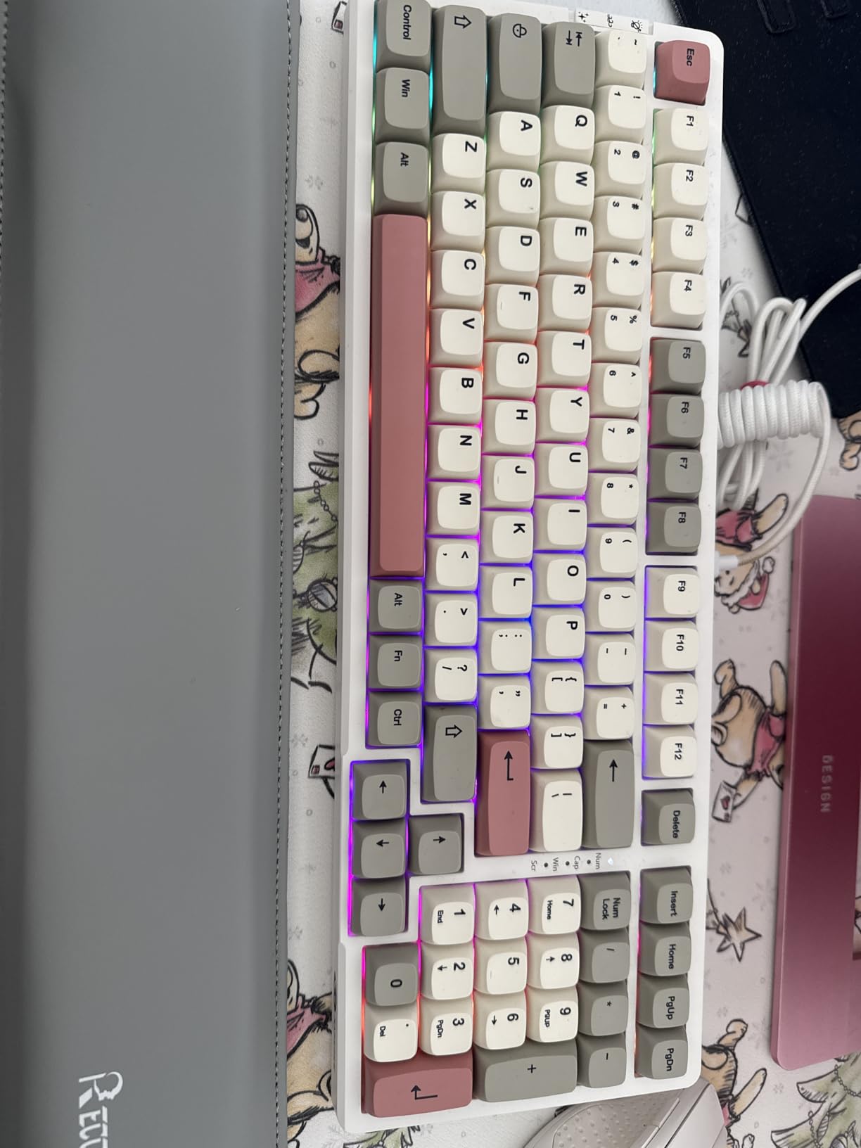 Cherry Profile PBT Keycaps Set Custom Double Shot Key caps customer photo 2