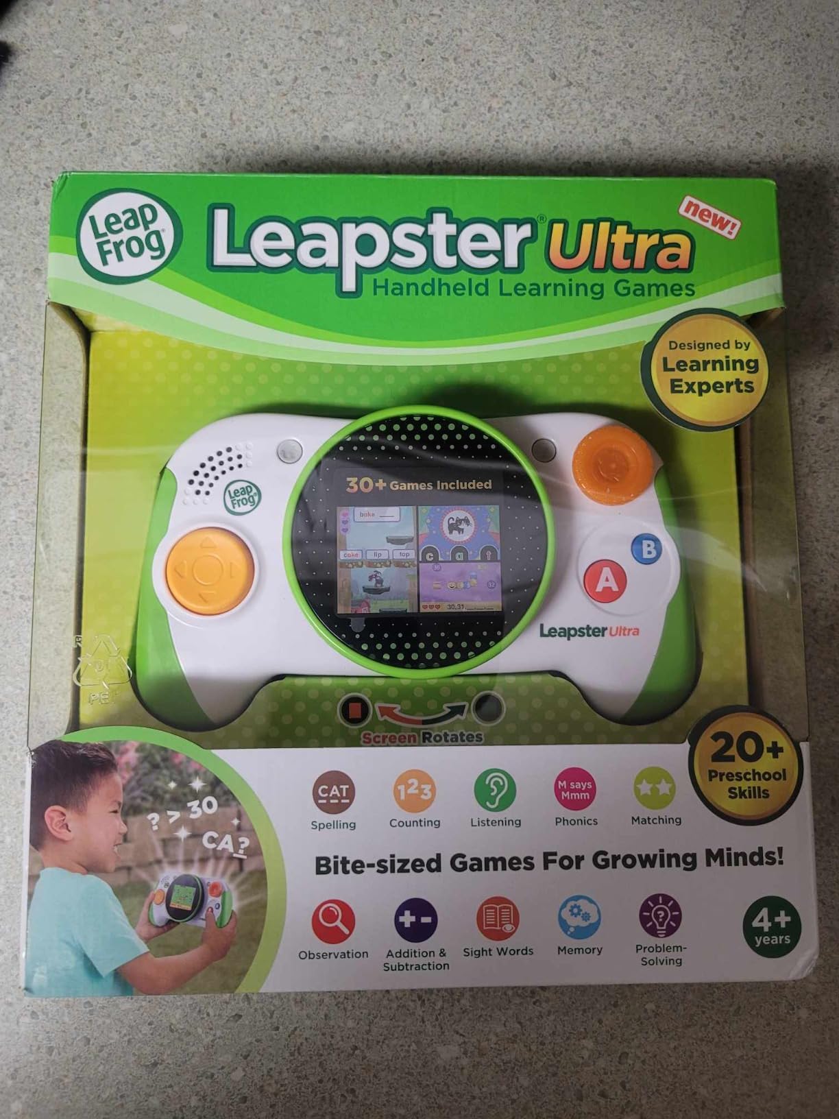 LeapFrog Leapster Ultra Handheld Learning Game Console for Kids Age 4+ customer photo 2