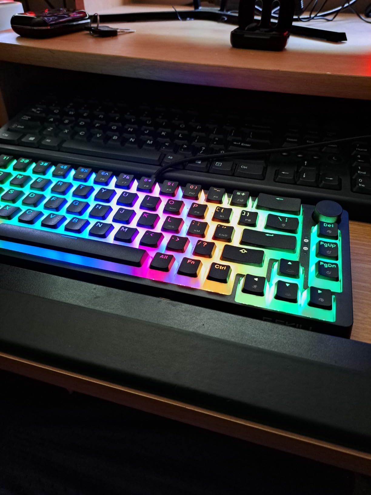 G.SKILL KM250 RGB 65% (67-Key) Mechanical Keyboard, PBT Dual Injection Keycap (Black) customer photo 1
