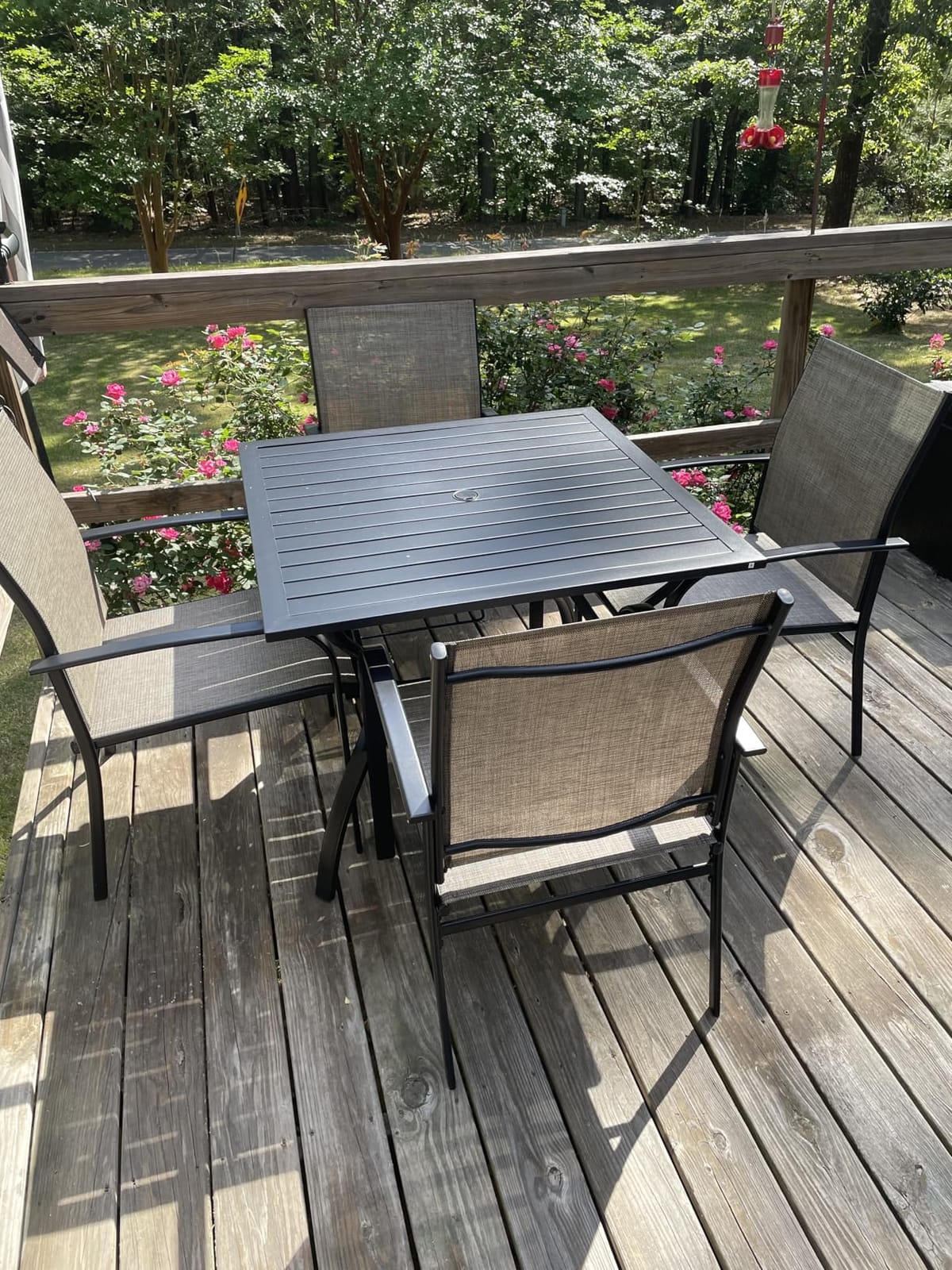 SUNSHINE VALLEY 5pc Patio Dining Set, 37
